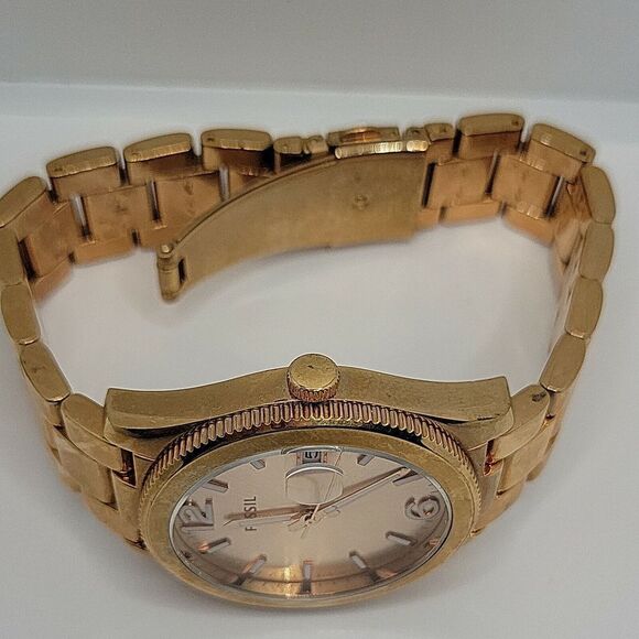 Fossil Boyfriend ES3587 Women's Stainless Steel Analog Dial Quartz Watch DE227 - Picture 7 of 10